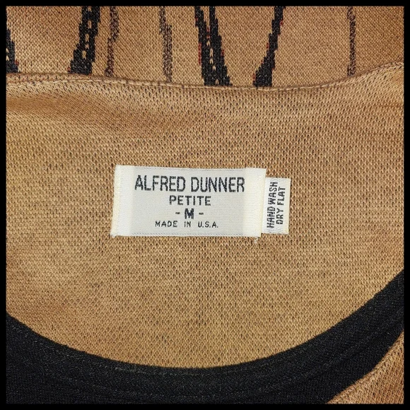 Alfred Dunner Giraffe Print Faux Cardigan - Picture 5 of 5